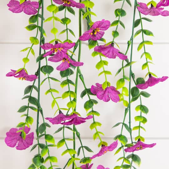 30" UV Resistant Artificial Daisy Hanging Bushes